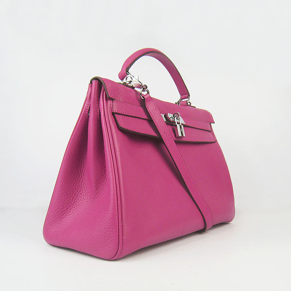 High Quality Hermes Kelly 35cm Togo Leather Bag Peach 6308